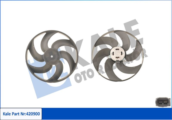 FAN MOTORU PERVANELİ CLIO I 260W-380mm DAVLUMBAZ YOK