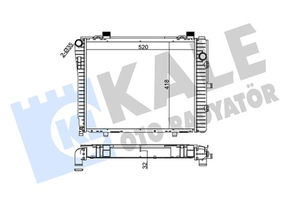 MOTOR SU RADYATORU MERCEDES W202 S202 C208 A208