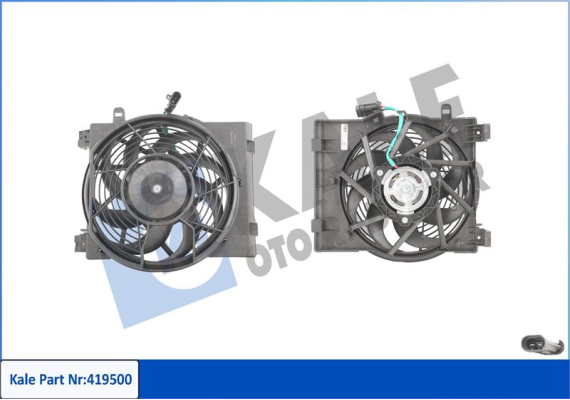 FAN MOTORU DAVLUMBAZLI CORSA C 1.0-1.2-1.4-1.8 00 COMBO 1.6 01 170W-294mm