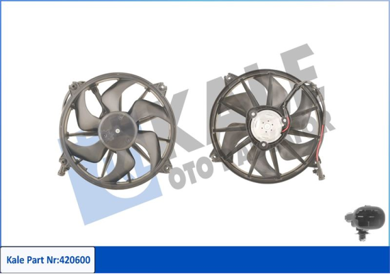 FAN MOTORU C5 EM-C8-P807-EXPERT III-JUMPY III 1.6 HDI-2.0 HDI 370W-385mm