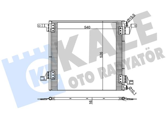 KLIMA RADYATORU MERCEDES ML-CLASS W163 98 05