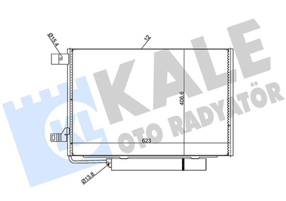 KLIMA RADYATORU MERCEDES W169 W245