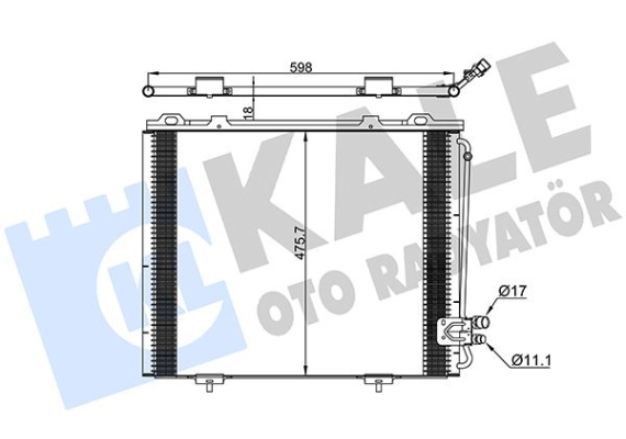 KLIMA RADYATORU MERCEDES E-CLASS W210 96 02