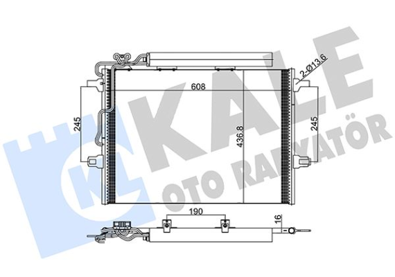 KLIMA RADYATORU MERCEDES W211 S211 C219 KURUTUCULU