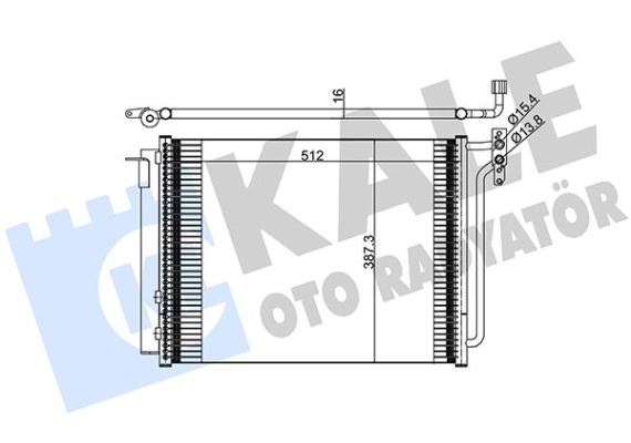 KLIMA RADYATORU BMW M54 M57 N X5 E53
