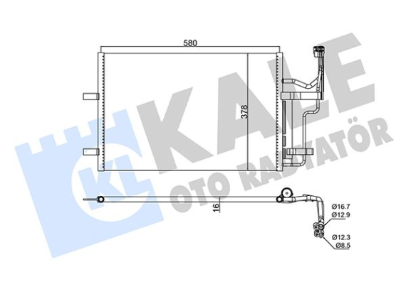392200 KLİMA RADYATÖRÜ MAZDA 3 1.3 1.6 2.0MZR-CD 03-09 5 1.8 2.0 2.0CD 05-10 KURUTUCU İLE BRAZING AL-AL 580x378x16 BP4K61480D-BP4K61480C-BP4K61480A-BP4K61480B