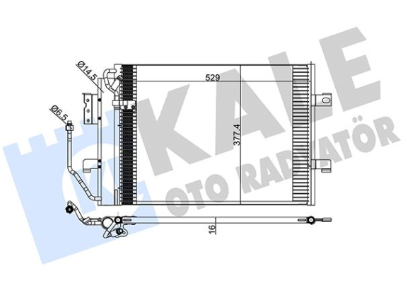 KLIMA RADYATORU MERCEDES A-CLASS W168 97 04