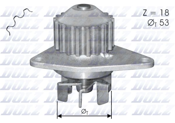 DEVIRDAIM SU POMPASI P106-P206-P207-P307-BIPPER-NEMO-PARTNER-BERLINGO-C2-C3-SAXO-XSARA 1.4 TU3JP-TU3A 1.4 8V MQP FIAT FIORINO 1.4 KFT.-KFV