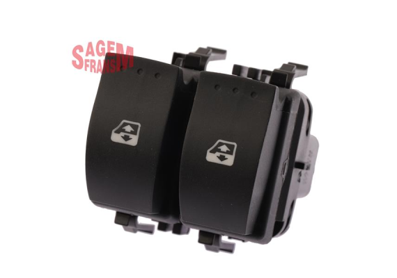 CAM AÇMA DÜĞMESİ CLIO II BBO 0220 ÖN SOL SİYAH ÇİFTLİ