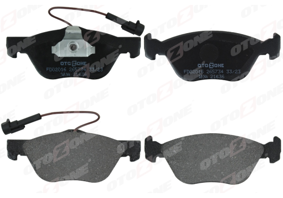 ÖN FREN BALATASI FIAT MAREA 95 ALFA ROMEO 145-146-156 2.0 16V 2.0 JTD FİŞLİ