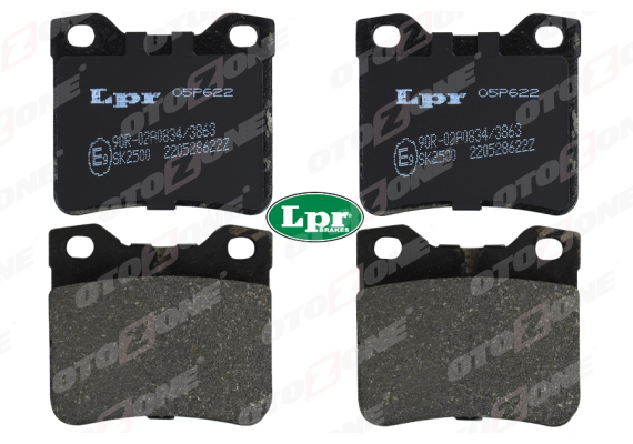 ARKA BALATA P406 1.6-1.8-2.0-2.1 TDİ 95-04 607 00 GDB1276