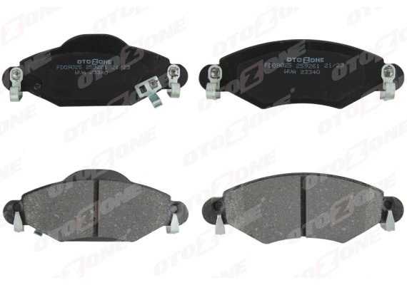 ÖN BALATA YARIS 1.0 99 1.4 D4D 01 1.3 1.5 VVTI TS 04/2001 GDB3324