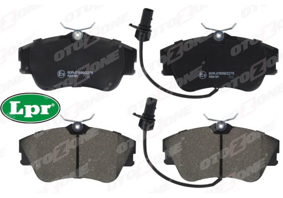 ÖN BALATA FİŞLİ TRANSPORTER T4 -CARAVELLA 90-4.03 GDB1367