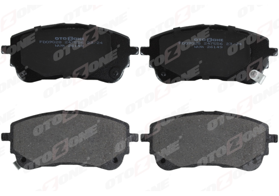 ÖN FREN BALATA TOYOTA COROLLA 1.6L 1ZR-FAE ZRE210 19- / 1.2L 8NR-FTS NRE210 / 1.8L 2ZR-FXE Hybrid ZWE211 19- / YARIS CROSS 1.5L 20