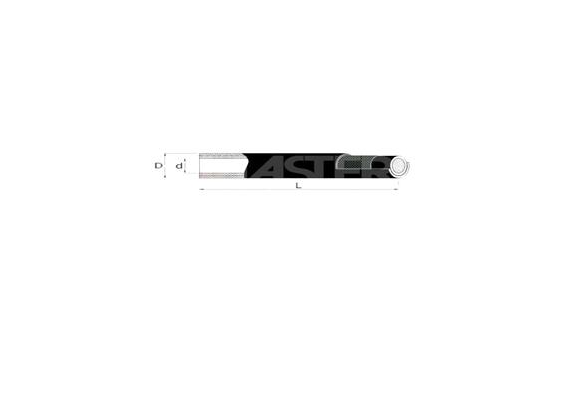 İÇTEN ÖRGÜLÜ BENZİN YAKIT HORTUMU 7.5 mm x 13 mm NBR