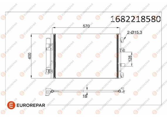 KLIMA RADYATORU KONDANSER FOCUS III 1.0 ECOBOOST -1.6TDCI 11 GRAND C-MAX 11 591 377 16