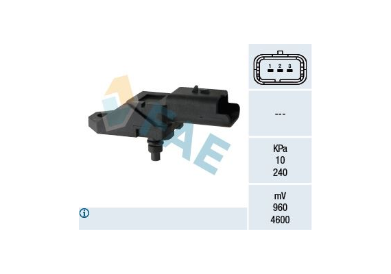 EMME BORUSU BASINÇ MAP SENSÖRÜ P206-P207-P307-P308-P407-P508-PARTNER-BERLINGO-C2-C3-C4-C5-JUMPY- EXPERT-XSARA 1.6-2.0HDİ FOCUS-KUGA-FIESTA 1.6-2.0 TDCI