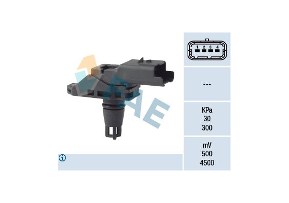 BASINÇ MAP SENSÖRÜ P207-P208-P301-P308-P407-P508-P2008-P3008-P5008-RZC-EXPERT-PARTNER-BERLINGO-C3-C4 -C5-DS3-DS4-DS5 1.6 HDI-2.0 HDI DV6C-DV6DTED-DV10CTED FOCUS III-MONDEO I 1.6-2.0 TDCI