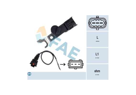 9012039 KABLOLU EKSANTRİK MİL SENSÖRÜ ASTRA F-OMEGA B-VECTRA A-VECTRA B 1.8-2.0 16V X20XEV