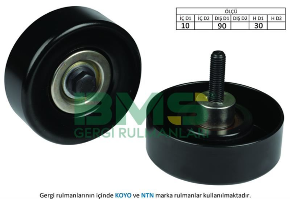 ALTERNATÖR GERGİ RULMANI FIESTA 1.8DI 00- -FOCUS 1.8TDCI-1.8DI-1.8TDDI 98-04 -TOURNEO CONNECT 1.8D
