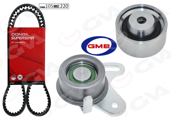 TRİGER KAYIŞ SETİ HYUNDAI ACCENT ADMIRE ERA 1.5L G4EB 01- 1.4L 1.6L G4ED G4EE 01-10 / GETZ 1.4L 06-10 / MATRIX ELANTRA 1.6L 01-06 / KIA RIO 1.4L 1.6L 06-10 / CERATO 1.6L 04-07 1 KAYIŞ 2 RULMAN
