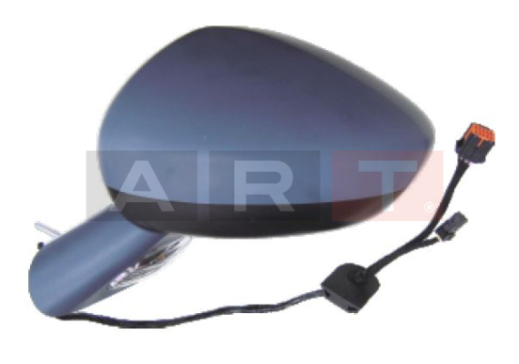 DIŞ DİKİZ AYNASI ELEKTRİKLİ ISITMALI KATLANIR SİNYALLİ ASTARLI MAVİ CAM SOL C5 2008