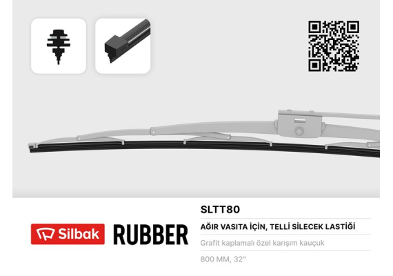 SILECEK LASTIGI 800mm TELİ ÜZERİNDE OTOBUSLER ICIN