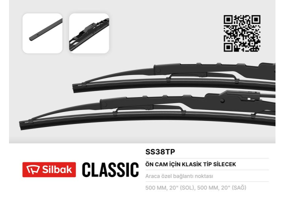SS38T SİLECEK SÜPÜRGESİ 510MM SAMARA ÖN CAM