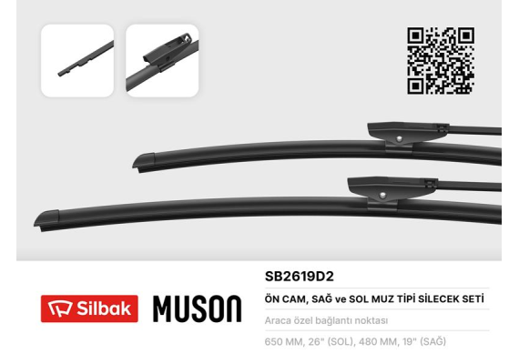 SİLECEK SÜPÜRGESİ 650 480 A3 SPORTBACK 8YA 11/19