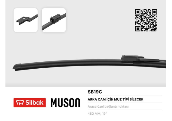 SİLECEK SÜPÜRGESİ 480mm MUZ TİPİ ARKA MONDEO III 07- 5 KAPI