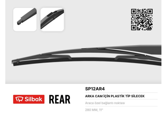 SİLECEK SÜPÜRGESİ ARKA PLASTİK TİP 300MM CITROEN C2 09/03 . C3 B618 07/16 . C3 PICASSO 02/09 . C4 11/09 . C5 SW BREAK DE. RE 06/01 04/08 . DS3 11/09 DACIA LODGY 03/12 . SANDERO 2 01