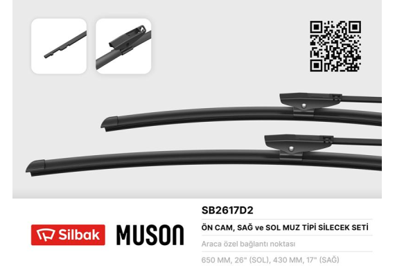 SİLECEK SÜPÜRGESİ 650 430 1-SERİES F40 07/19