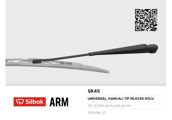 SİLECEK KOLU 330MM LAND ROVER 110-OTOKAR MONT ON KOL YM