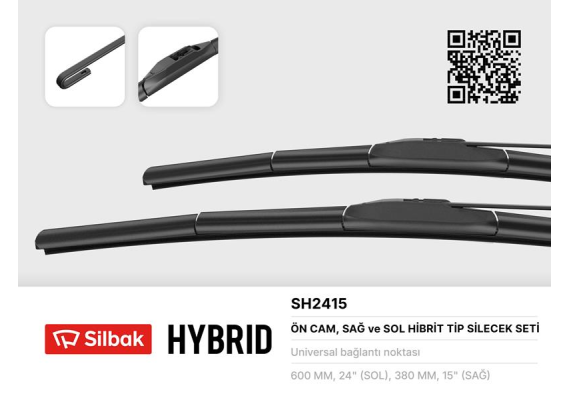 SİLECEK SÜPÜRGESİ 600/380MM MUZ TİPİ IMPREZA 02/08- LEGACY 06/07