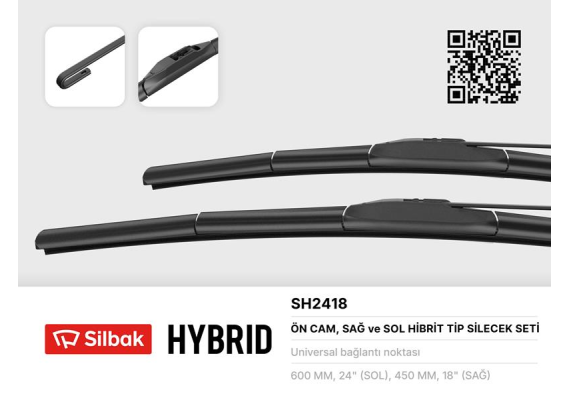 SİLECEK SÜPÜRGESİ 600/450MM MUZ TİPİ HR-V 06/15-İ30. CW FD. FGH 04/10-CEE D. PRO CEE D 02/10-SPO HYUNDAI ELANTRA VII SALOON CN7 03-20