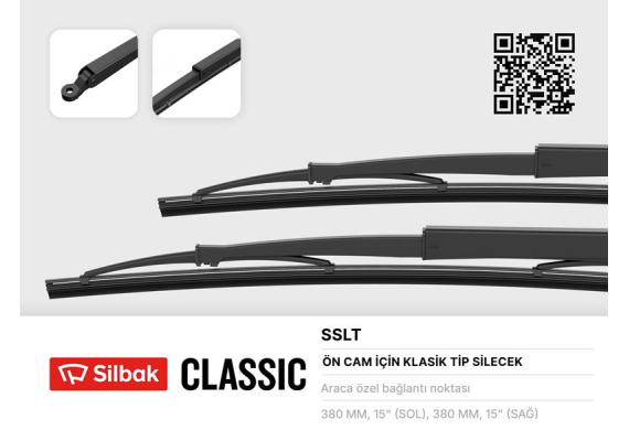 SİLECEK SÜPÜRGESİ KOLLU 385MM SLX ÖN