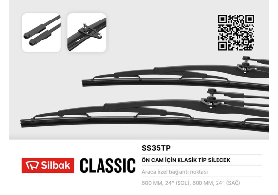 SİLECEK SÜPÜRGESİ 600MM IKARUS OTOBÜS-MAGIRUS-DEUTZ YMMERCEDES BENZ L310. 0310 80