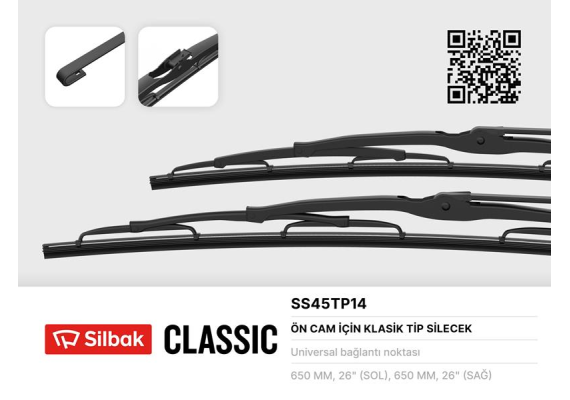 SİLECEK SÜPÜRGESİ 650MM RENAULT TRUCKS C-SERİSİ 13 380 520 CH-RENAULT TRUCKS T SERİSİ HİGH SLEEPER 13 440 520 CH