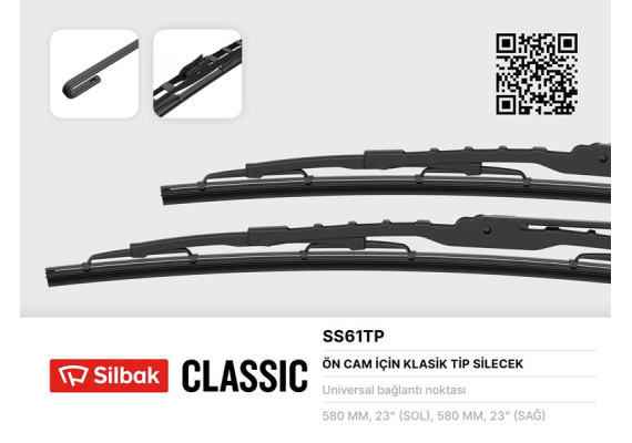 SİLECEK SÜPÜRGESİ 580MM DAF XF95 YM TIR