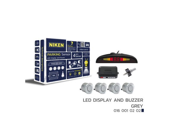 PARK SENSÖRÜ LED EKRAN SES İKAZLI GRİ 22MM