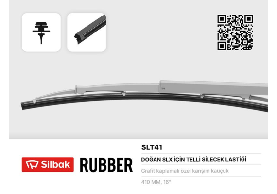SİLECEK LASTİĞİ 410MM TELLİ SLX