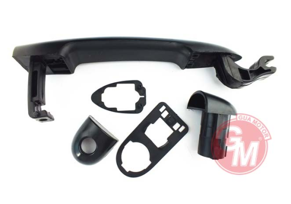 DIŞ KAPI AÇMA KOLU ÖN ARKA RL SENSÖRSÜZ SİYAH / ASTARLI MEGANE III-FLUENCE-CLIO IV-806B04979R- 6 PARÇA