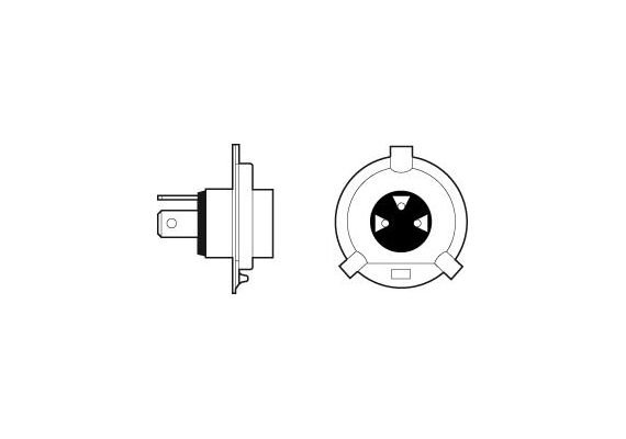 AMPUL 12V H4 60/55W KARTON KUTU - 50 IŞIK