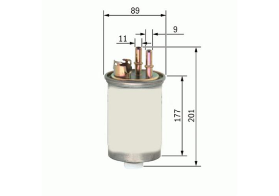 x YAKIT FİLTRESİ BRAVO-MAREA 1.9 TD 75HP FCS476 x