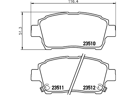 ÖN BALATA YARIS 1.0-1.3 16V-1.5 99 ABSL Lİ GDB3242