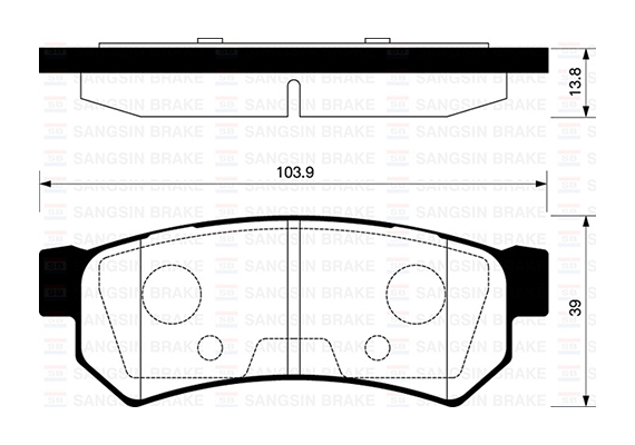 ARKA BALATA LACETTI 1.4 16V-1.6-1.8 03 NUBIRA SEDAN-KOMBI 1.4-1.6-1.8 05 GDB4178