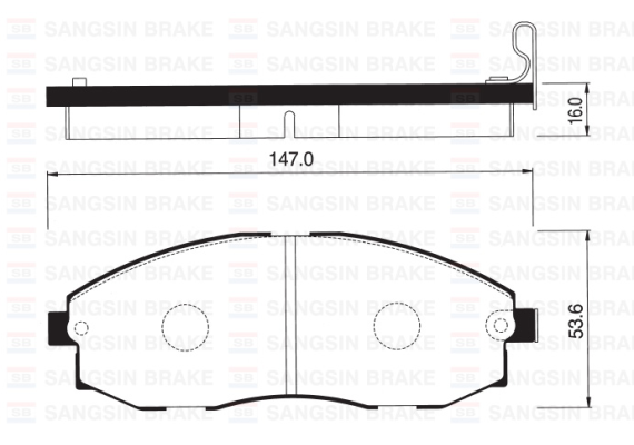 ÖN FREN BALATA HYUNDAI H100 STAREX 2.5L D4BH TC. TCI PANELVAN 96-07