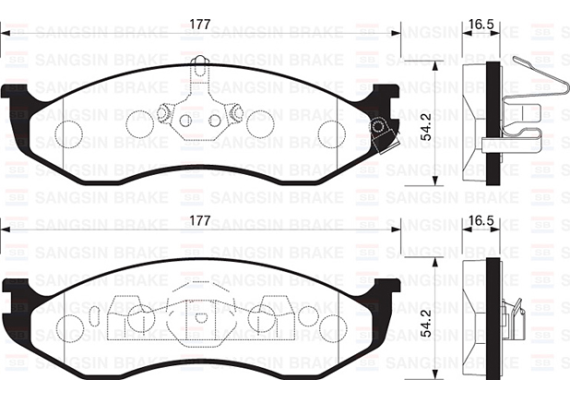 ÖN FREN BALATA JEEP GRAND CHEROKEE I 4.0L 5.2L 91-99 . WRANGLER 96-07