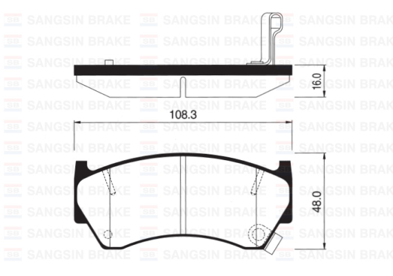ÖN BALATA DİSK NISSAN ALMERA 95-00 SUZUKI BALENO 99-07 GDB3180