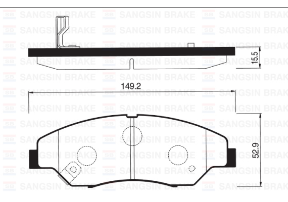 ÖN BALATA KIA SPORTAGE 2.0 2.0i 16V 2.0TD 94-03 GDB3241